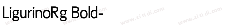 LigurinoRg Bold字体转换